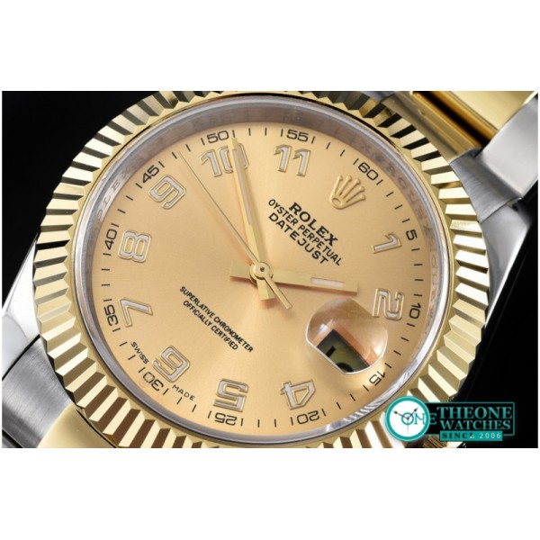 Rolex - SS/YG Oyster Gold Num Asian Eta 2836-2