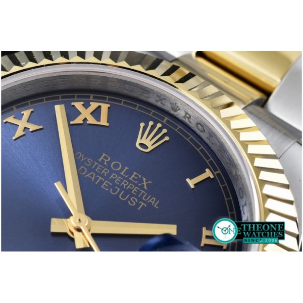 Rolex - SS/YG Oyster Blue Roman Asian Eta 2836-2