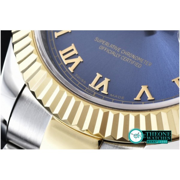 Rolex - SS/YG Oyster Blue Roman Asian Eta 2836-2
