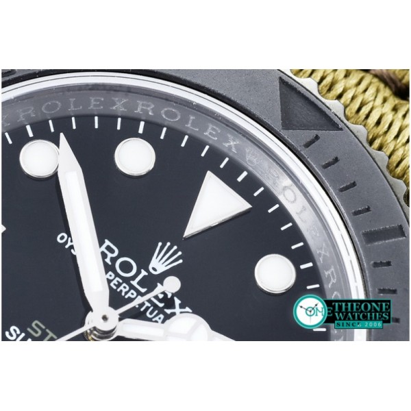 Rolex - Project X Stealth Sub PVD/Nato JK Asia 2836