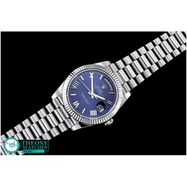 Rolex - DayDate 228206 SS/SS Blue Roman BP Swiss 2836