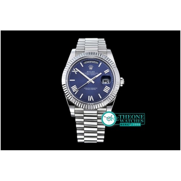 Rolex - DayDate 228206 SS/SS Blue Roman BP Swiss 2836