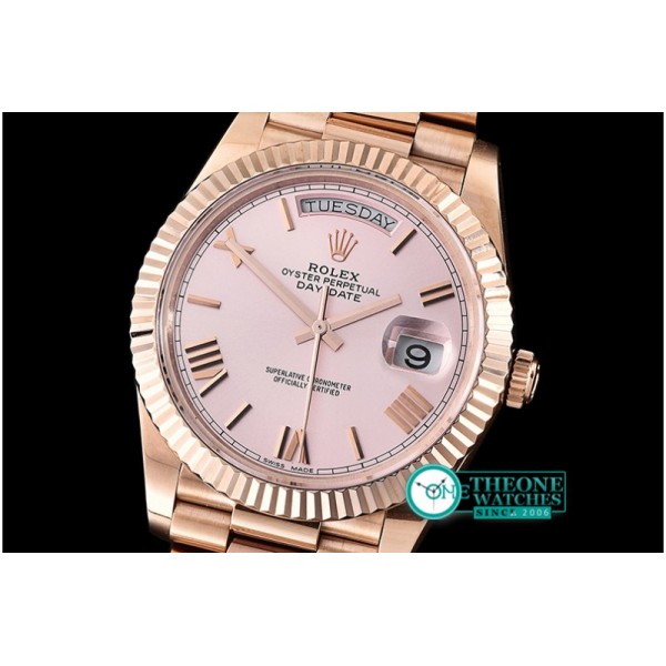 Rolex - DayDate 228206 RG/RG Pink Roman BP Swiss 2836