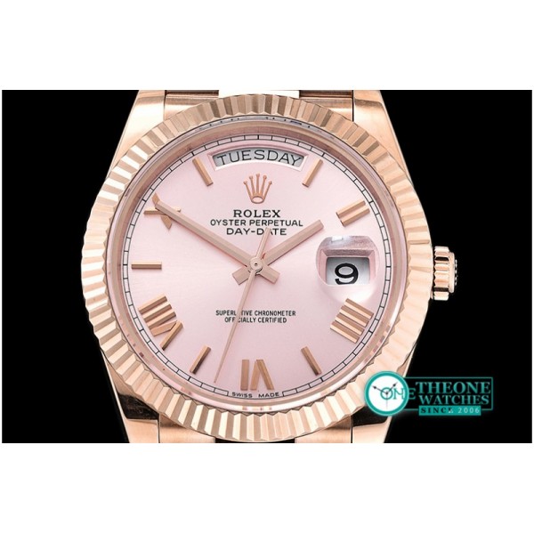 Rolex - DayDate 228206 RG/RG Pink Roman BP Swiss 2836
