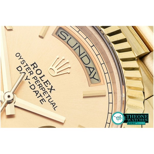 Rolex - DayDate 228206 YG/YG Gold Roman BP Swiss 2836