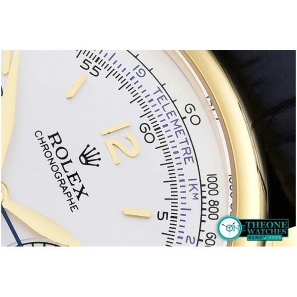 Rolex - Classic Ref.4113 Vintage Chrono YG/LE White Venus 75