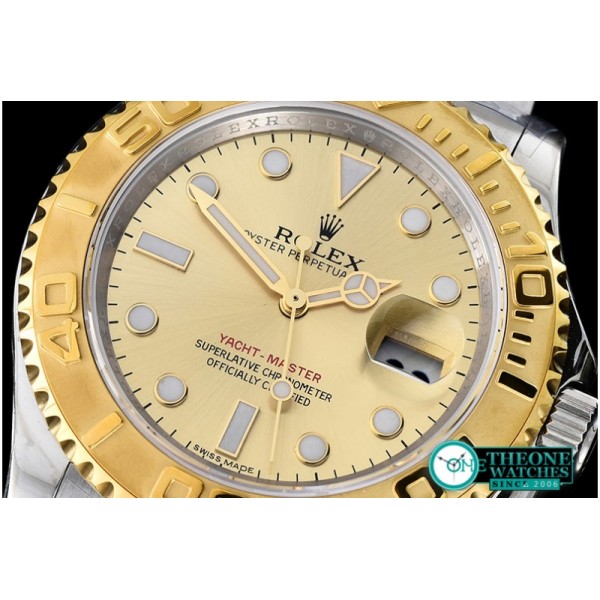 Rolex - 16623 Yachtmaster Men TT Gold JF Asia 2836